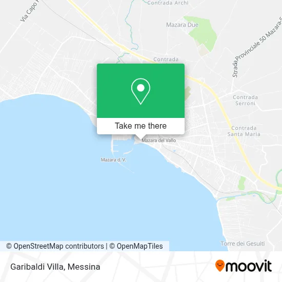 Garibaldi Villa map