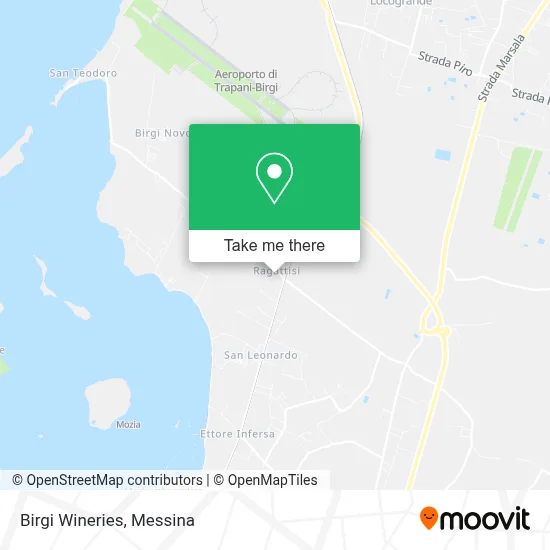 Birgi Wineries map