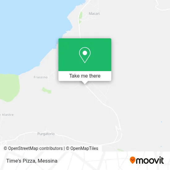 Time's Pizza map