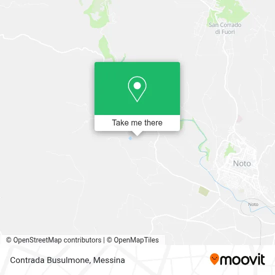 Contrada Busulmone map