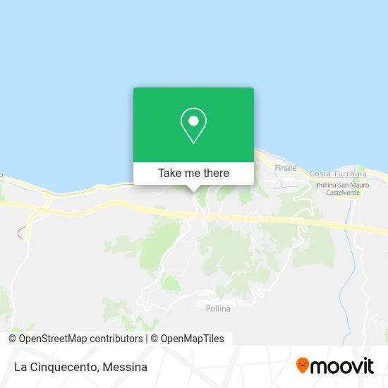 La Cinquecento map