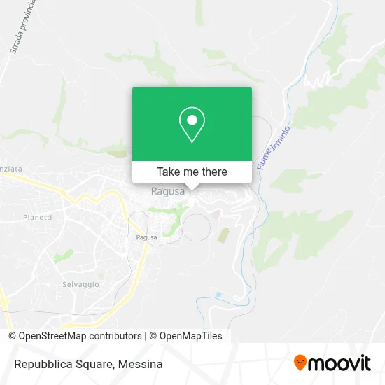 Repubblica Square map