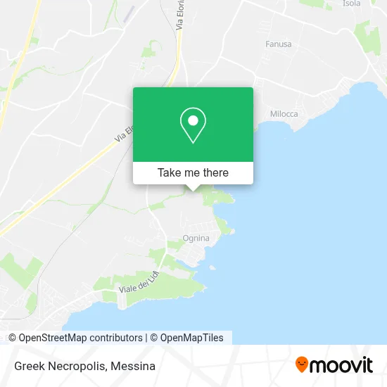 Greek Necropolis map