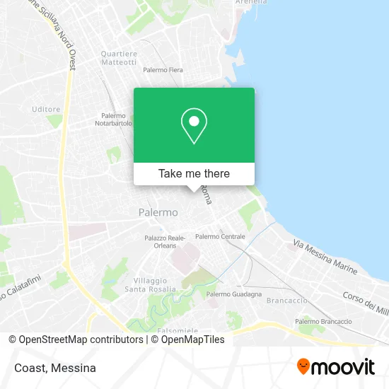 Coast map