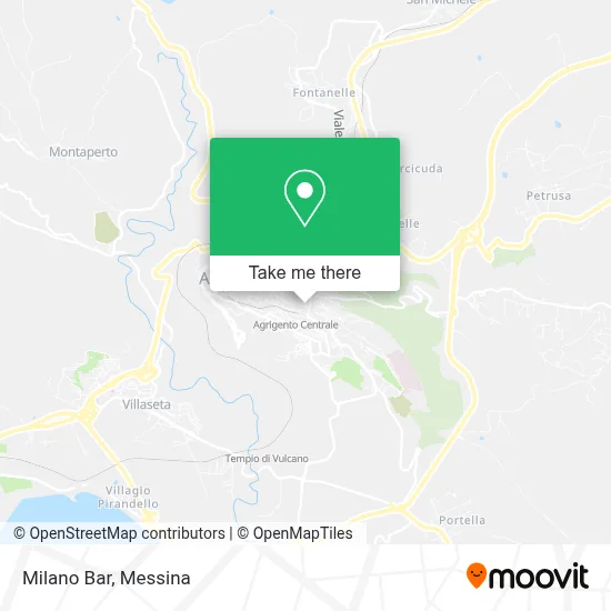 Milano Bar map