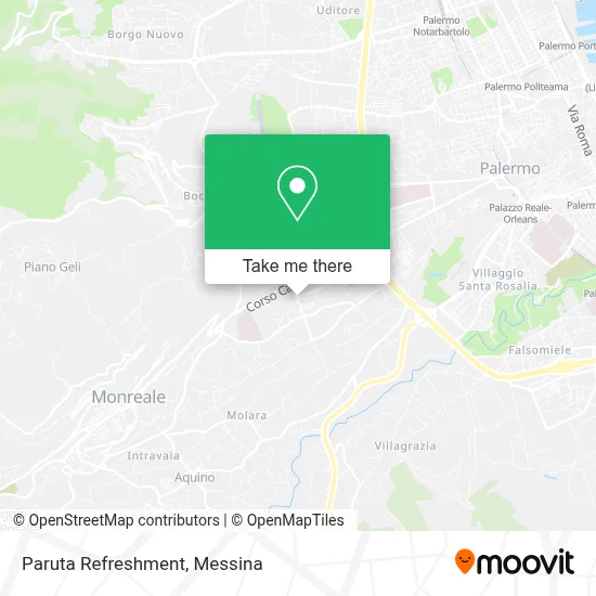 Paruta Refreshment map