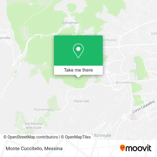 Monte Cuccitello map