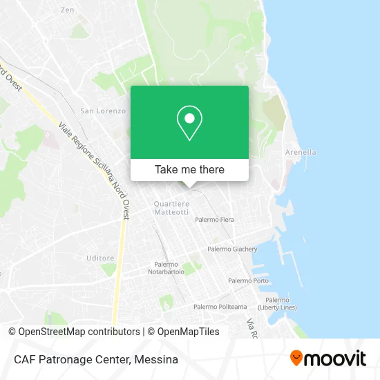 CAF Patronage Center map