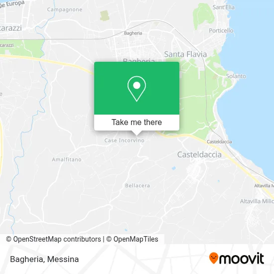 Bagheria map