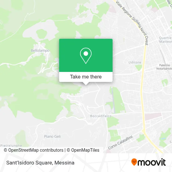 Sant'Isidoro Square map
