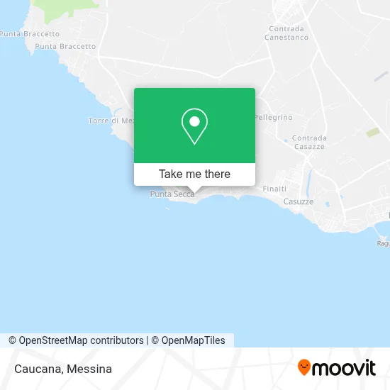 Caucana map