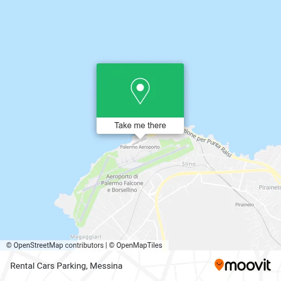 Rental Cars Parking map