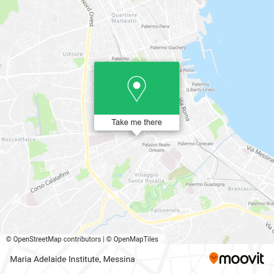 Maria Adelaide Institute map