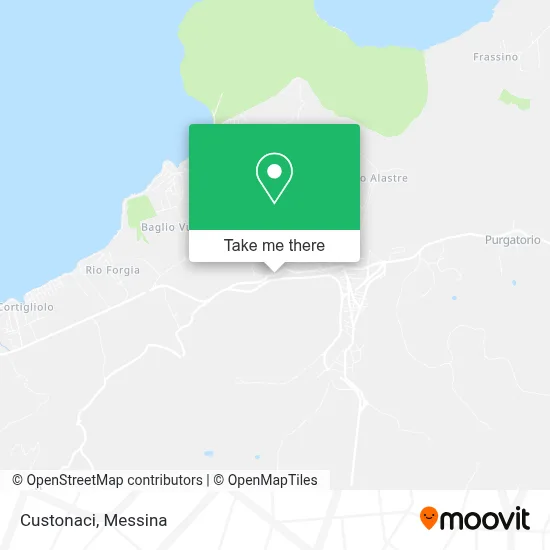 Custonaci map
