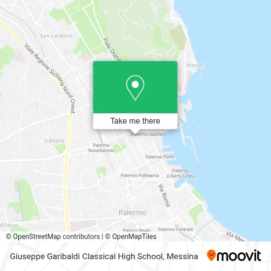 Giuseppe Garibaldi Classical High School map