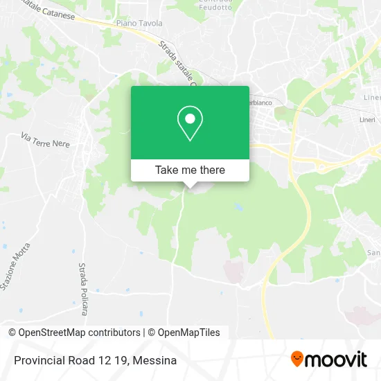 Provincial Road 12 19 map