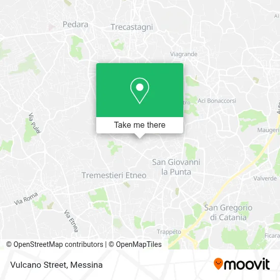 Vulcano Street map