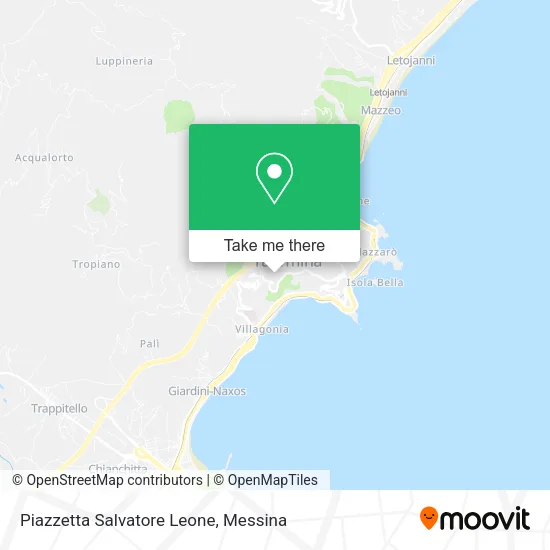 Piazzetta Salvatore Leone map