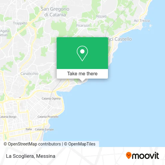 La Scogliera map