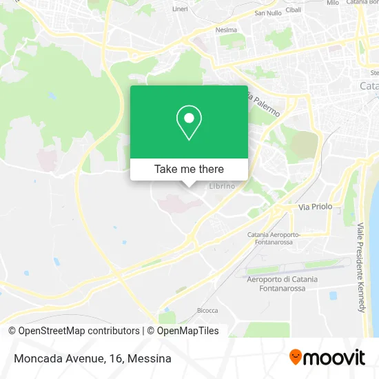 Moncada Avenue, 16 map