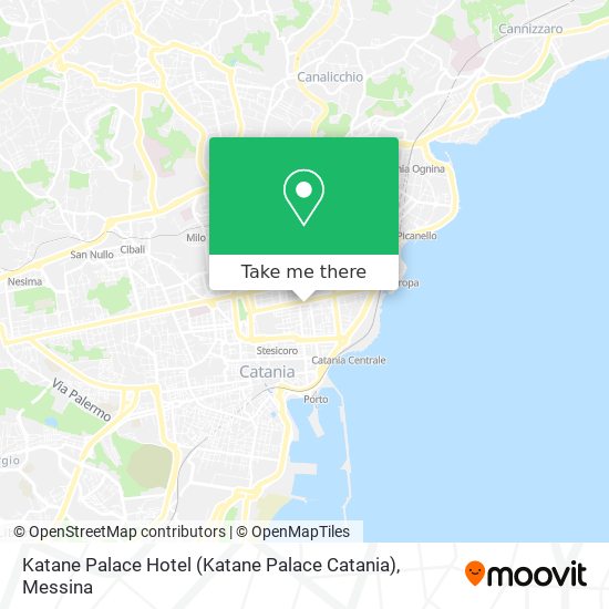 Katane Palace Hotel (Katane Palace Catania) map