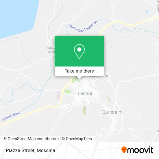 Piazza Street map