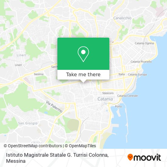 Istituto Magistrale Statale G. Turrisi Colonna map