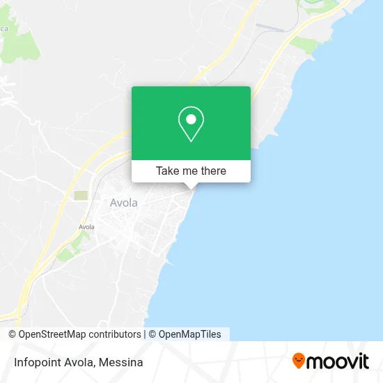 Infopoint Avola map