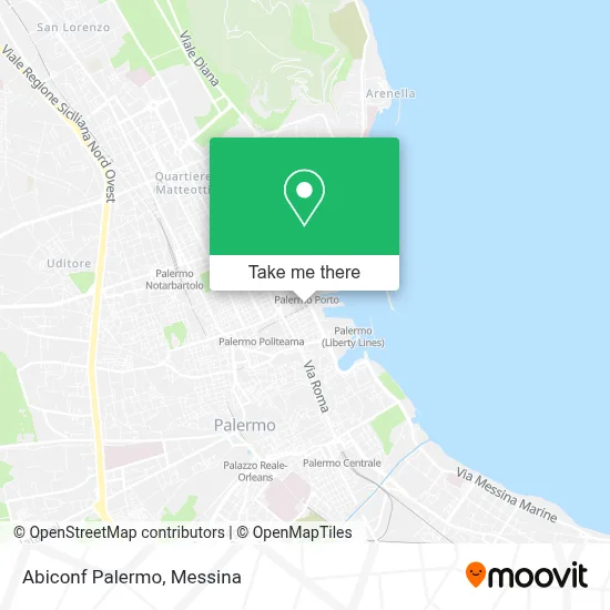 Abiconf Palermo map