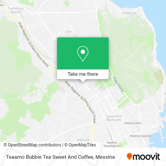 Teaamo Bubble Tea Sweet And Coffee map