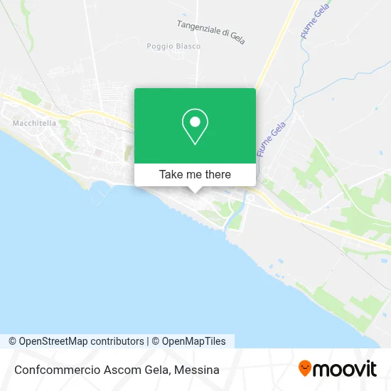 Confcommercio Ascom Gela map