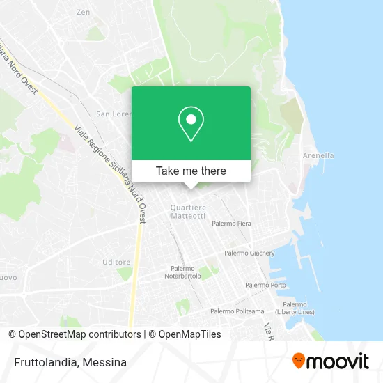 Fruttolandia map