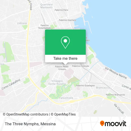 The Three Nymphs map