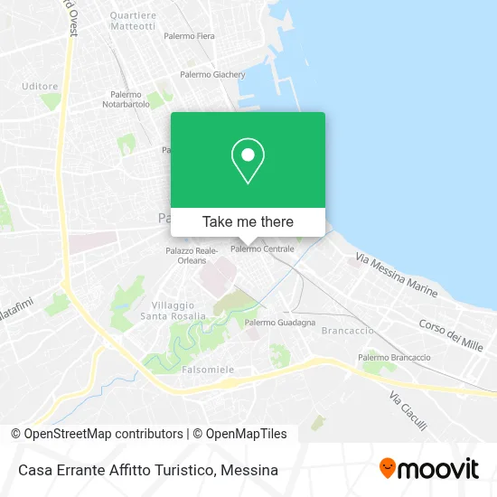 Casa Errante Affitto Turistico map