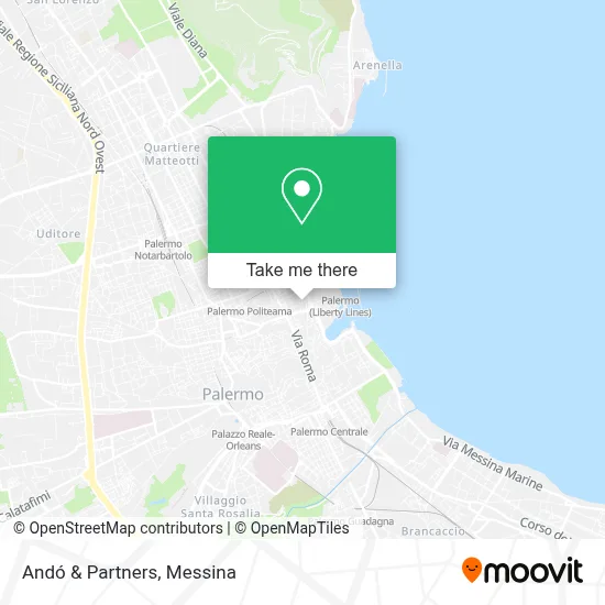 Andó & Partners map