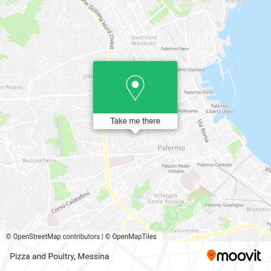 Pizza and Poultry map