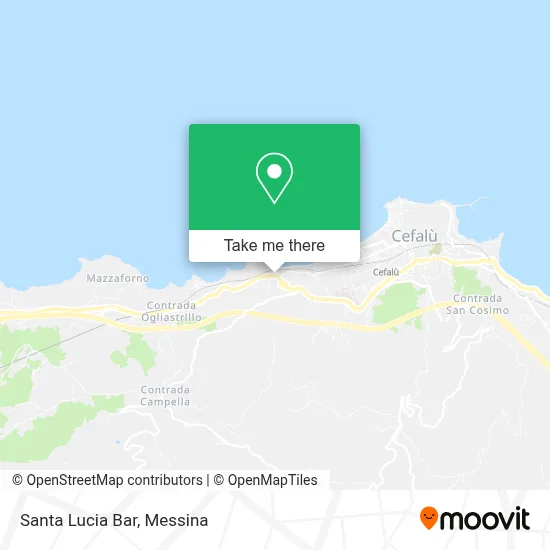 Santa Lucia Bar map