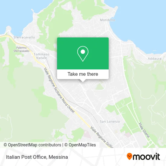 Italian Post Office map