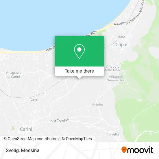 Svelig map