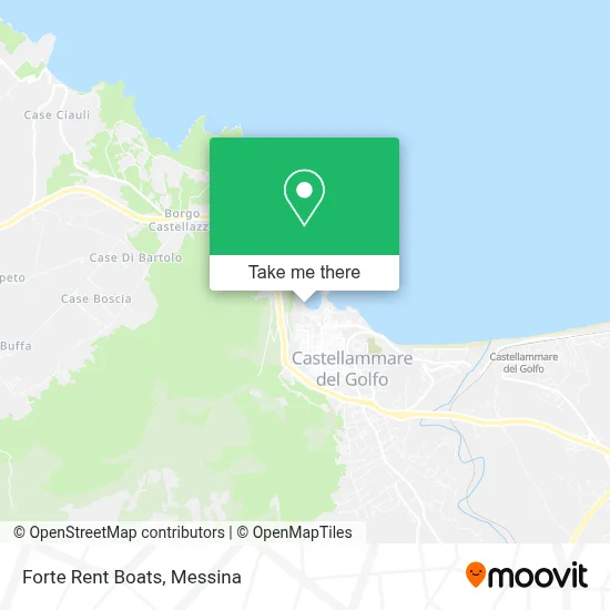 Forte Rent Boats map