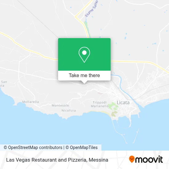 Las Vegas Restaurant and Pizzeria map