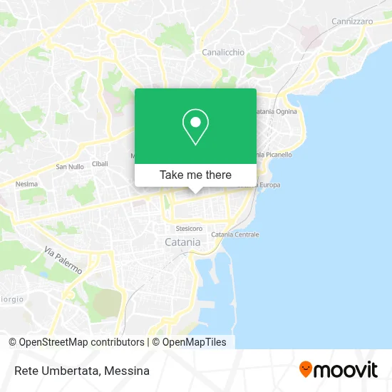 Rete Umbertata map