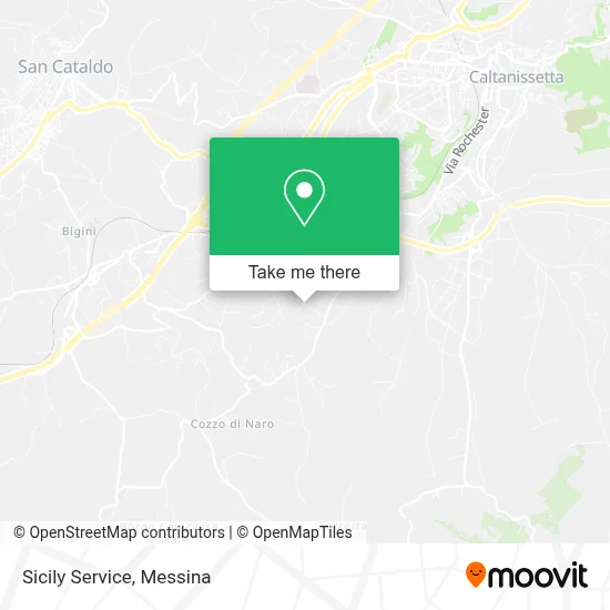 Sicily Service map