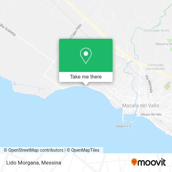 Lido Morgana map