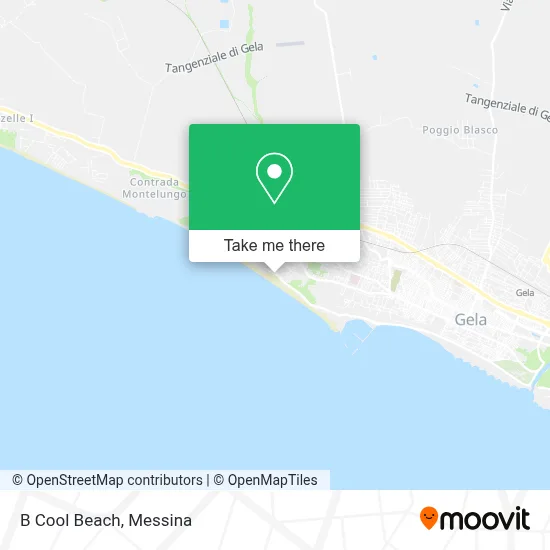 B Cool Beach map