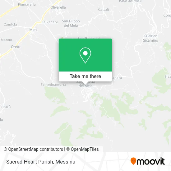 Sacred Heart Parish map