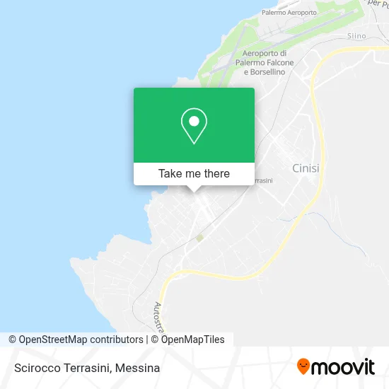 Scirocco Terrasini map