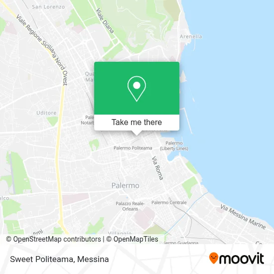 Sweet Politeama map