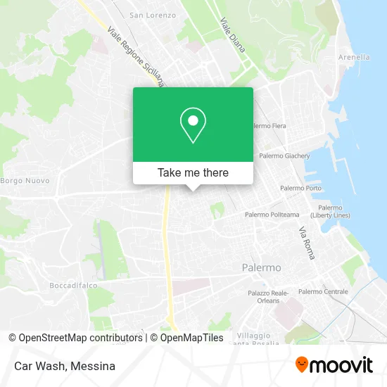 Car Wash map
