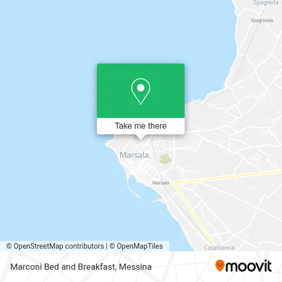 Marconi Bed and Breakfast map